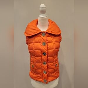 Vintage Juicy Couture Women Orange Vest  S